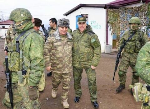 DTX rəisi Qarabağdakı Rusiya sülhməramlılarının rəhbəri ilə görüşdü – FOTO