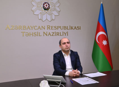 Təhsil naziri virtual görüş keçirdi – FOTOLAR