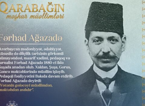 “Qarabağın məşhur müəllimləri” – Fərhad Ağazadə