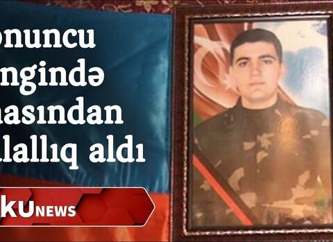 Evə sonuncu zəngində anasından halallıq alan şəhid Vüsal İbişov – VİDEO