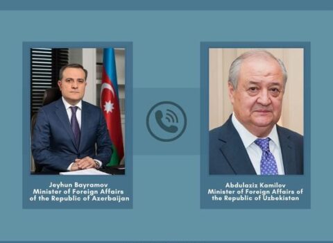 Ceyhun Bayramov özbəkistanlı həmkarı ilə telefonla danışdı