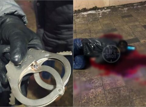 Qandallar polisi ölümdən xilas etdi – VİDEO