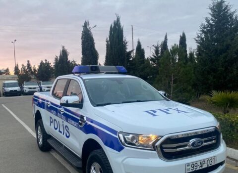 Azərbaycan polisinə yeni xidməti avtomobillər verildi – FOTO
