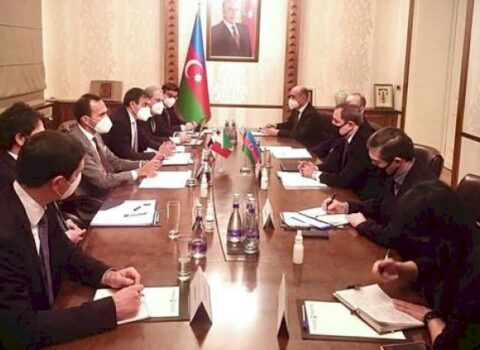 Ceyhun Bayramov Manlio Di Stefano ilə görüşdü