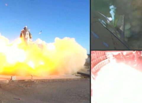 İlon Maskın “Starship” raketi uçuş zamanı partladı – VİDEO