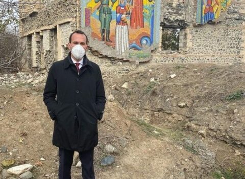 İtaliyanın dövlət katibi Ağdama səfəri ilə bağlı paylaşım etdi – FOTO