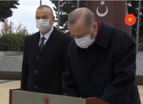 Türkiyə Prezident Administrasiyası Şəhidlər Xiyabanından paylaşım etdi – VİDEO