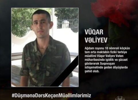 Düşmənə dərs keçən daha bir müəllimimiz – FOTO