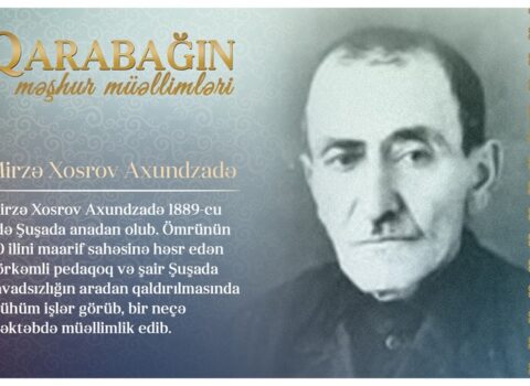 “Qarabağın məşhur müəllimləri” – Mirzə Xosrov Axundzadə