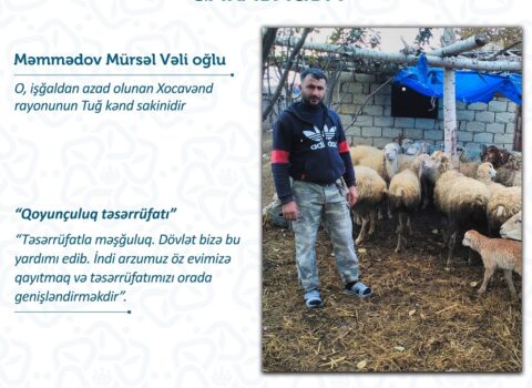 Xocavəndə kiçik biznesləri ilə qayıdacaqlar – FOTOLAR