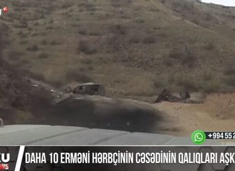 Qarabağda daha 10 erməni hərbçinin cəsədinin qalıqları aşkarlanıb – VİDEO