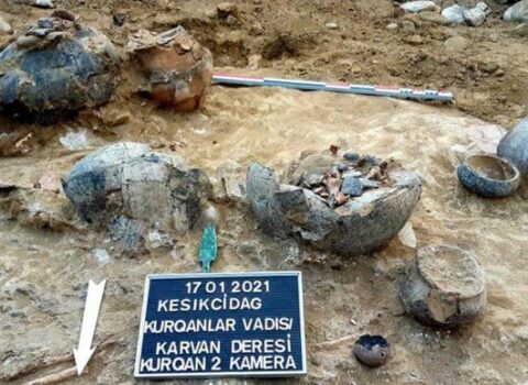 “Keşikçidağ”da tarixi abidələr aşkarlandı – FOTOLAR