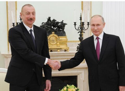 Vladimir Putin Azərbaycan Prezidentini TƏBRİK ETDİ