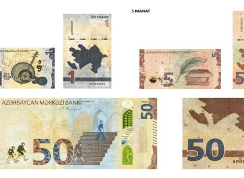 Yenilənmiş 1, 5 və 50 manatlıqlar dövriyyəyə buraxıldı – RƏSMİ