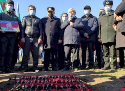 Şəhid Masim Qurbanov dəfn edildi – FOTOLAR