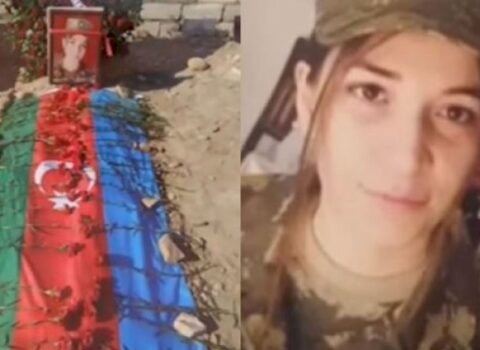 Vətən müharibəsinin xanım şəhidinin büstü hazırlandı – FOTOLAR