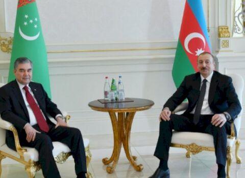 Azərbaycan və Türkmənistan liderlərinin görüşündə maraqlı dialoq – VİDEO