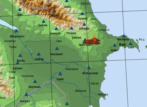 Azərbaycanda vulkan püskürdü
