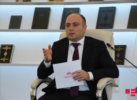 Nazir: “Ermənilərin Xudavəng monastırından 8 əsrlik freskaları qaşıyıb aparmaları cinayətdir”