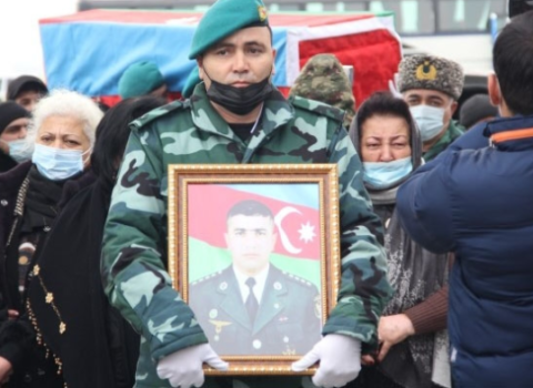 Dünən şəhid olan zabitimiz dəfn edildi – FOTOLAR