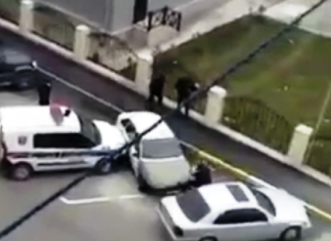 Bakıda sürücü polisə tabe olmadı: atəş açıldı – VİDEO