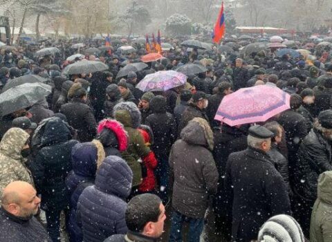 Ermənistan bu günə də etiraz aksiyası ilə başladı – VİDEO