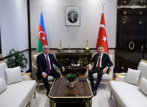 Azərbaycanın Baş naziri Türkiyənin vitse-prezidenti ilə görüşdü