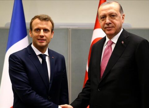 Makron Türkiyə-Fransa münasibətlərindən DANIŞDI