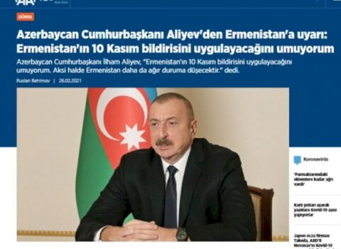 İlham Əliyevin mətbuat konfransı xarici ölkələrin mediasında geniş işıqlandırıldı – Fotolar