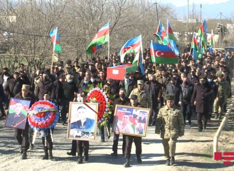 Vətən Müharibəsi şəhidi Ələkbər Ələkbərli Tərtərdə dəfn edildi – FOTO
