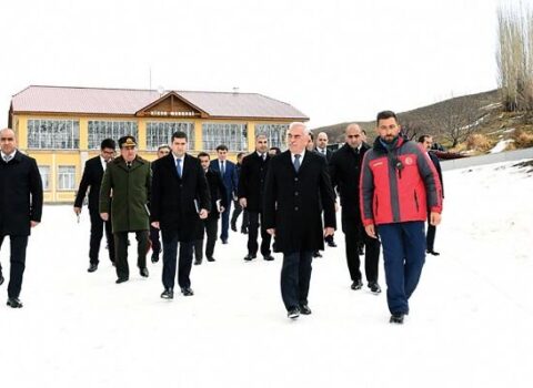 Vasif Talıbov Naxçıvanda yeni xizək mərkəzində – FOTO