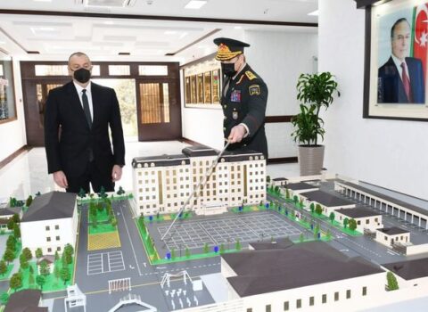 Prezident yeni hərbi hissənin açılışında – FOTOLAR – YENİLƏNİB
