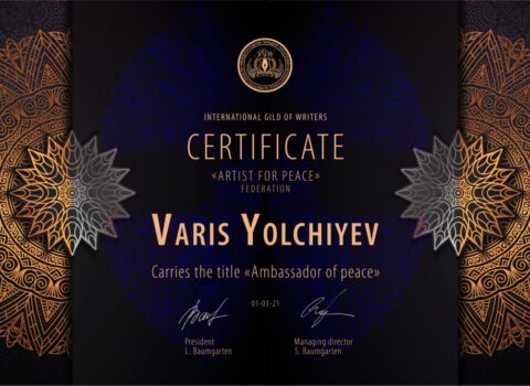 Azərbaycan yazıçısı Varisə “Sülh səfiri” titulu verildi – FOTO