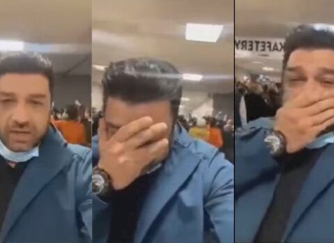 Kənan MM-in bu görüntüsü tənqid olundu: Ağlayıb öz videosunu çəkir…