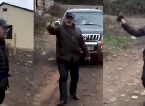 İcra başçısı işğaldan azad olunan kəndinə sərxoş vəziyyətdə gedib? – VİDEO