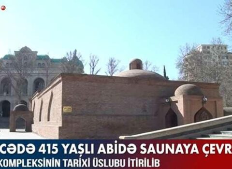 Gəncədə 4 əsrlik abidəni saunaya çevirdilər – VİDEO