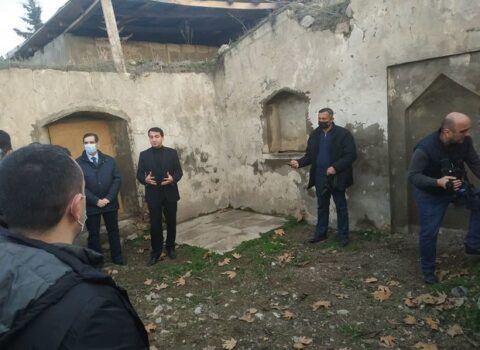 Diplomatik korpus nümayəndələri işğaldan azad edilmiş ərazilərdə – FOTO