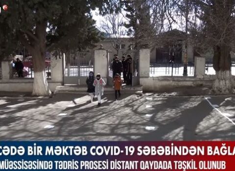 Gəncədə bir məktəb koronavirusa görə bağlandı – VİDEO