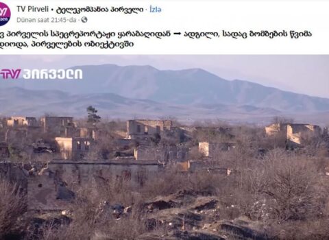 Gürcü telejurnalist: Ağdamda dini və mədəniyyət ocaqları məhv edilib – FOTO