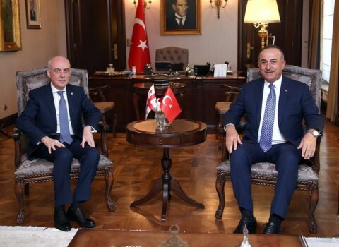 Çavuşoğlu Gürcüstanın XİN başçısı ilə görüşdü – YENİLƏNİB