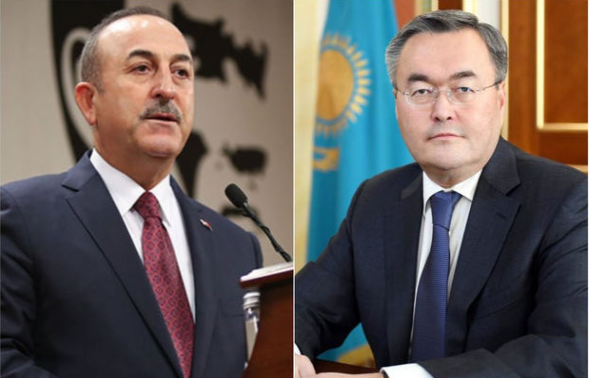 Türkiyə və Qazaxıstan XİN rəhbərləri Qarabağı müzakirə etdilər – VİDEO Türkiyə və Qazaxıstan XİN rəhbərləri Qarabağı müzakirə etdilər – VİDEO