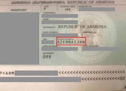 Qarabağ ermənisinin pasportunda doğum yeri Azərbaycan yazıldı