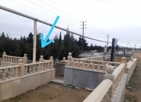 Sabunçuda qaz xəttinin üzərindəki ərazi qəbir yeri kimi satılır – FOTOLAR