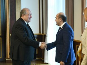 Ermənistan prezidenti Marukyanla da görüşdü