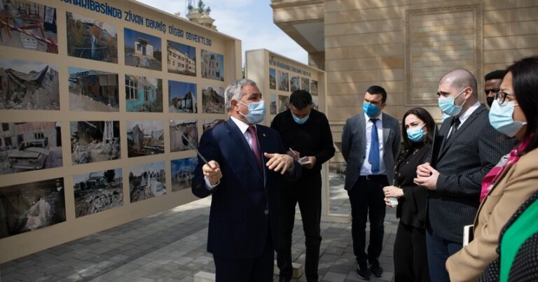 BMT nümayəndələri erməni terroruna məruz qalmış bölgələrdə oldu – FOTO BMT nümayəndələri erməni terroruna məruz qalmış bölgələrdə oldu – FOTO