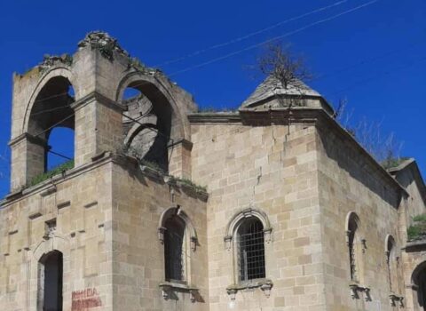 Şamaxıda alban məbədi dağılır – FOTO