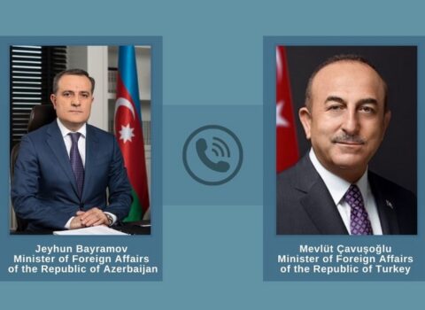 Ceyhun Bayramov Mövlud Çavuşoğlu ilə Baydenin açıqlamasını müzakirə etdi