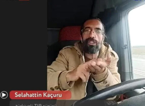 Türkiyəli TIR sürücüsü: “Azərbaycan gömrükçüləri bizdən qanunsuz pul istəyirlər” – VİDEO