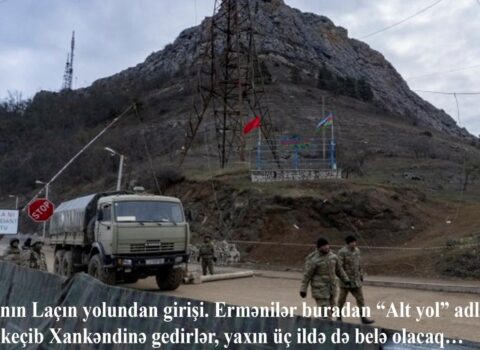 Şuşanın girişindən yeni görüntülər – Video