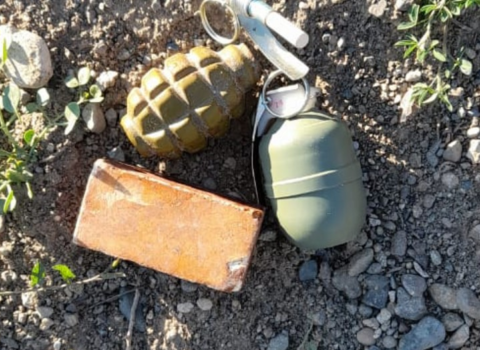 Gəncədə silah-sursat tapıldı – FOTO